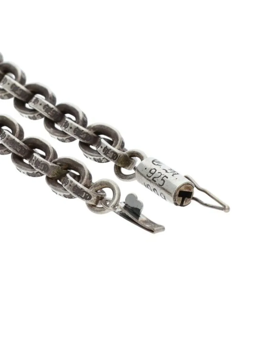 Chrome Hearts Paper Chain 18 Silver Necklace